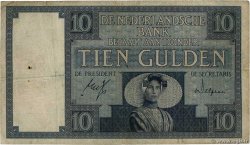10 Gulden NETHERLANDS  1932 P.043c F