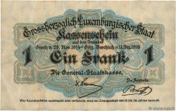 1 Franc LUXEMBOURG  1919 P.27 TTB