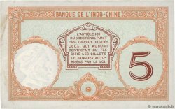 5 Francs NEW CALEDONIA  1940 P.36b VF