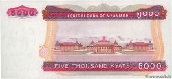 5000 Kyats MYANMAR  2009 P.81 EBC