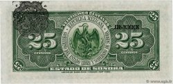 25 Centavos MEXIQUE Hermosillo 1915 PS.1069 NEUF