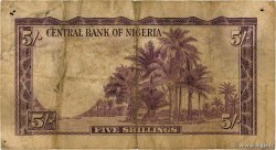 5 Shillings NIGERIA  1958 P.02 SGE