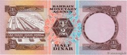 1/2 Dinar BAHRAIN  1973 P.07a UNC