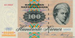 100 Kroner DINAMARCA  1998 P.054i FDC