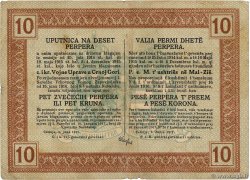 10 Perpera MONTENEGRO  1917 P.M.151 F