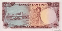 5 Kwacha ZAMBIA  1976 P.21a UNC