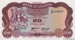 20 Shillings UGANDA  1966 P.03a