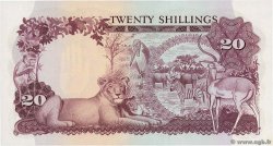 20 Shillings UGANDA  1966 P.03a FDC