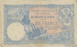 10 Dinara SERBIA  1893 P.10a MBC