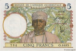 5 Francs FRENCH WEST AFRICA (1895-1958)  1939 P.21