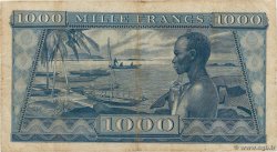 1000 Francs GUINEA  1958 P.09 MB