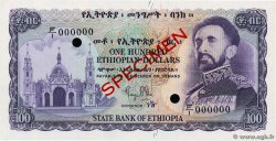 100 Dollars Spécimen ETHIOPIA  1961 P.23s