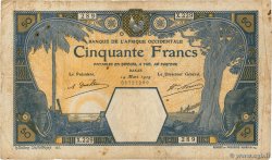 50 Francs DAKAR FRENCH WEST AFRICA (1895-1958) Dakar 1929 P.09Bc