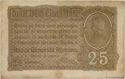 25 Bani ROUMANIE  1917 P.M01 TTB