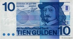 10 Gulden NETHERLANDS  1968 P.091b