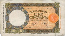 50 Lire ITALY  1938 P.054b