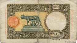 50 Lire ITALIA  1938 P.054b q.MB