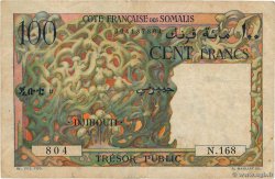 100 Francs DJIBOUTI  1952 P.26 F+