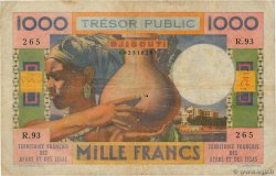 1000 Francs FRENCH AFARS AND ISSAS  1974 P.32 MB