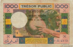 1000 Francs FRENCH AFARS AND ISSAS  1974 P.32 F