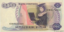 10000 Rupiah INDONESIA  1985 P.126a XF