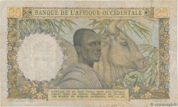 25 Francs AFRIQUE OCCIDENTALE FRANÇAISE (1895-1958)  1953 P.38 TB