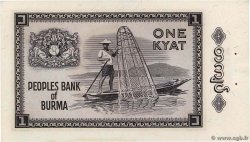 1 Kyat BURMA (SEE MYANMAR)  1965 P.52 AU
