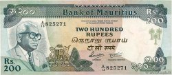 200 Rupees ISOLE MAURIZIE  1985 P.39b BB