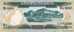 200 Rupees MAURITIUS  1985 P.39b VF
