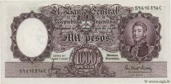 1000 Pesos ARGENTINA  1954 P.274b q.AU