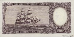 1000 Pesos ARGENTINA  1954 P.274b q.AU