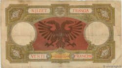 20 Franga ALBANIA  1945 P.13 VG
