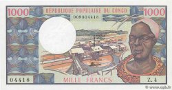 1000 Francs CONGO  1978 P.03c q.FDC