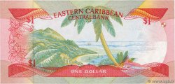 1 Dollar EAST CARIBBEAN STATES  1985 P.17k AU+