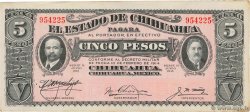 5 Pesos MEXICO  1915 PS.0532A XF
