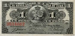 1 Peso CUBA  1896 P.047a FDC