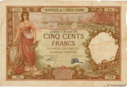 500 Francs DJIBUTI  1927 P.09a MB