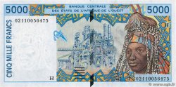 5000 Francs WEST AFRICAN STATES  2002 P.613Hk UNC-