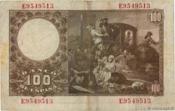 100 Pesetas SPAGNA  1948 P.137a MB