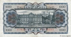1000 Schilling AUSTRIA  1966 P.147a BB
