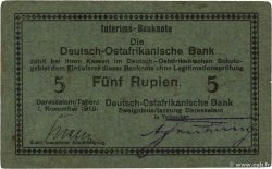 5 Rupien Deutsch Ostafrikanische Bank  1915 P.34a MBC