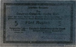 5 Rupien GERMAN EAST AFRICA  1916 P.36a XF