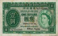 1 Dollar HONG KONG  1952 P.324Aa VF