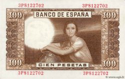 100 Pesetas ESPAÑA  1953 P.145a SC+
