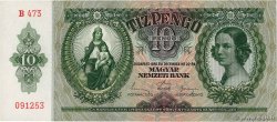 10 Pengö UNGHERIA  1936 P.100 FDC