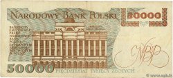 50000 Zlotych POLEN  1989 P.153a S