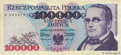 100000 Zlotych POLOGNE  1993 P.160a TTB