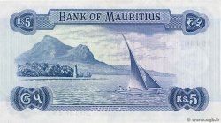 5 Rupees MAURITIUS  1967 P.30c VF+