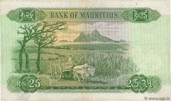 25 Rupees MAURITIUS  1967 P.32b BC+