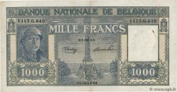 1000 Francs BELGIO  1944 P.128b